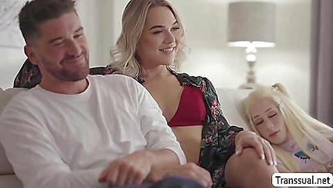 Hot blonde slut gets her ass and pussy fucked deepthroat