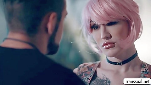 Tattooed redhead babe gets her ass fucked in all sorts of ways