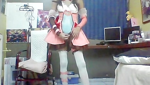 Latina with sexy lingerie is playing with her fingers