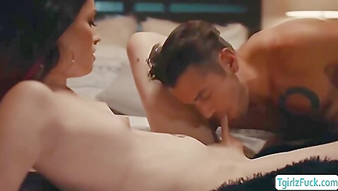 Big booty brunette babe has her anal and pussy fucked