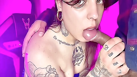 Small-titted brunette gets fucked in a bareback scene